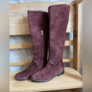 UGG Over the Knee Real Suede Boots in Rich Brown